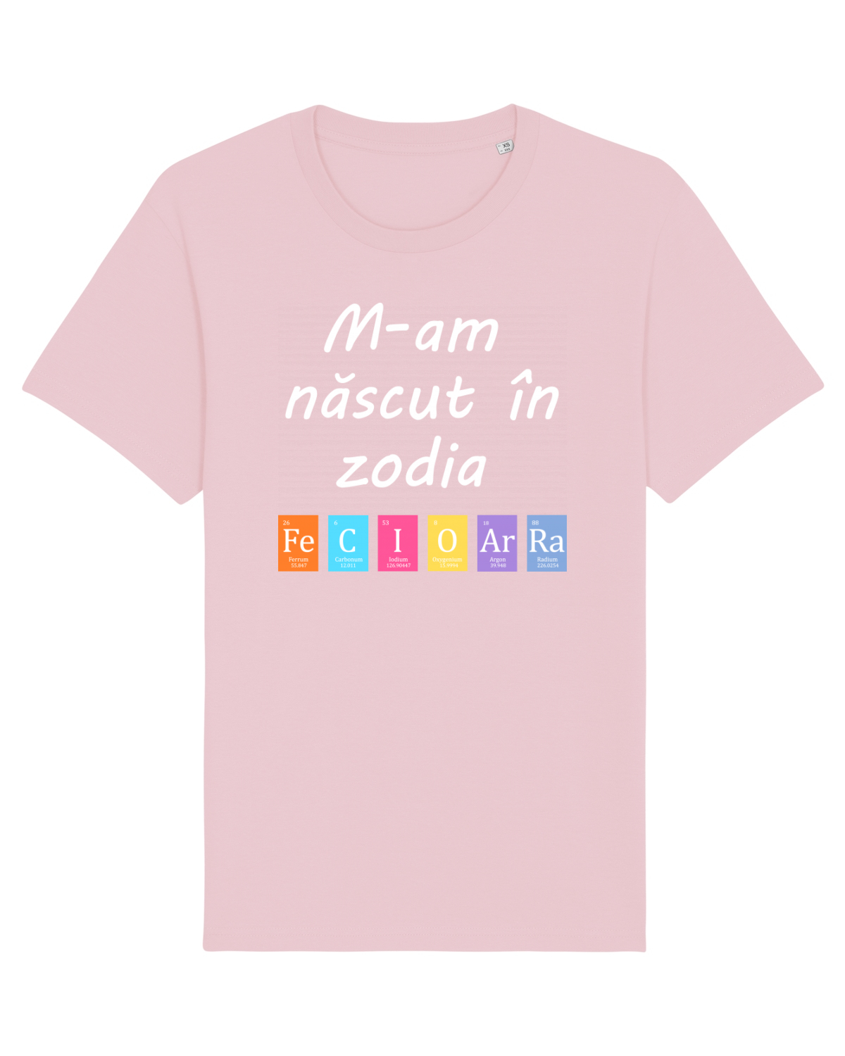 Tricou mânecă scurtă Unisex Rocker Cotton Pink