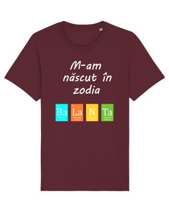 M-am născut în zodia Balanță Burgundy