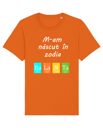 M-am născut în zodia Balanță Bright Orange