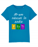 M-am născut în zodia Pești Tricou mânecă scurtă  Copii Mini Creator