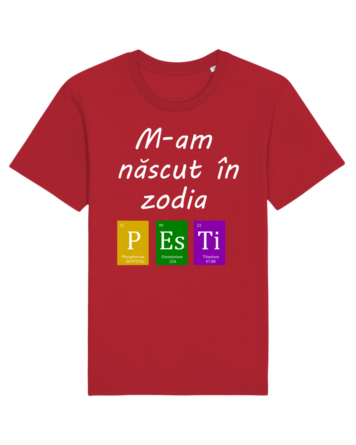 Tricou mânecă scurtă Unisex Rocker Red