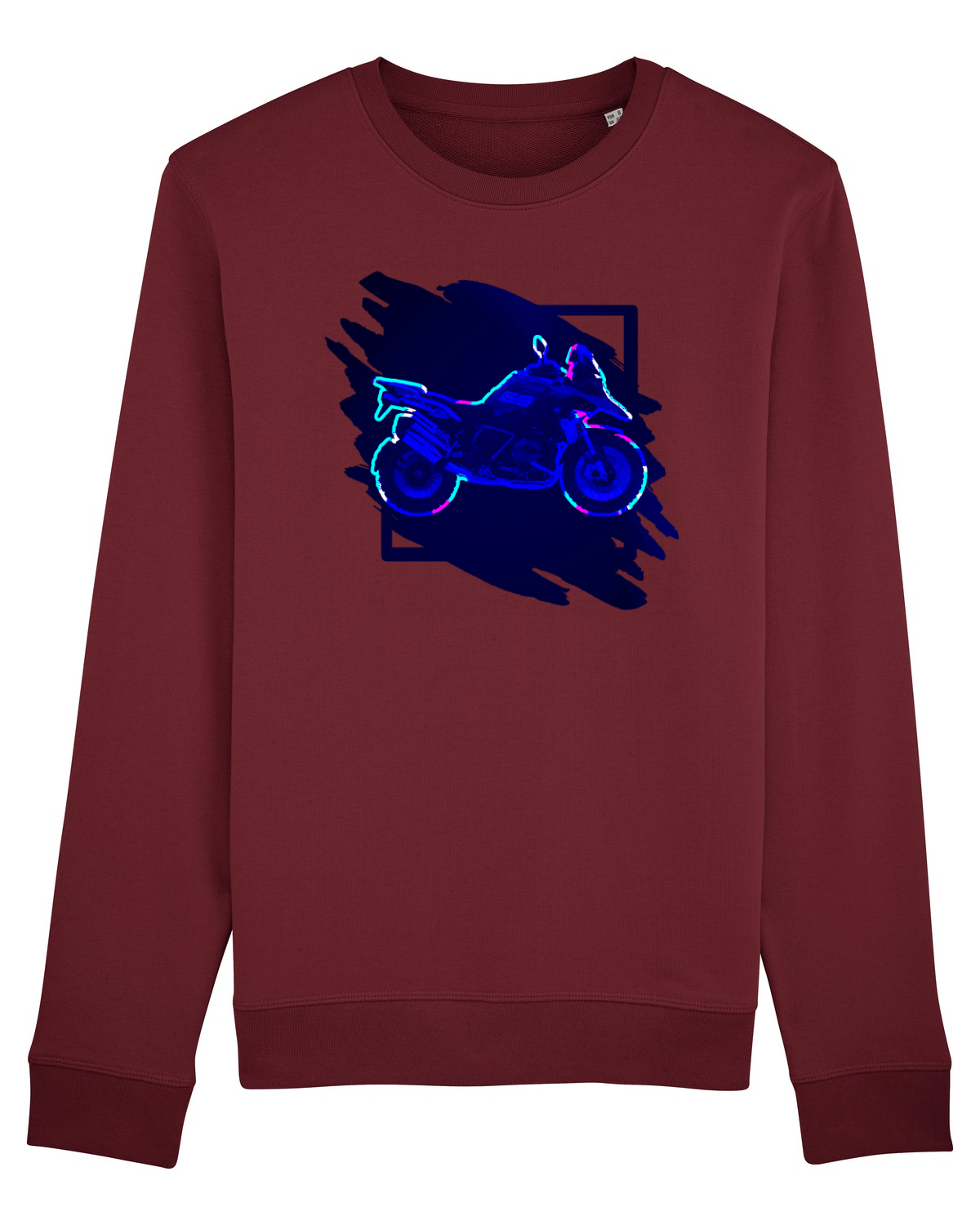 Bluză mânecă lungă Unisex Rise Burgundy