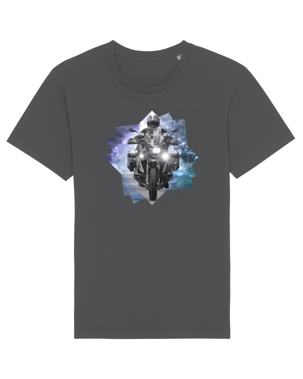 Tricou mânecă scurtă Unisex Rocker Anthracite
