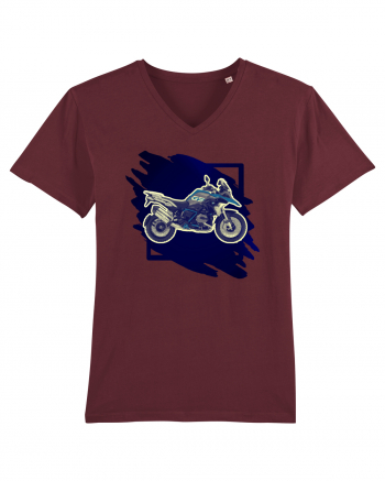 Adventure motorcycles are fun 2  Burgundy