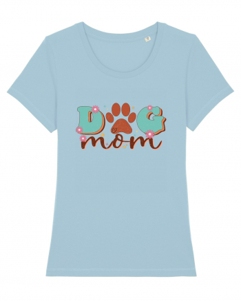 Dog Mom Sky Blue