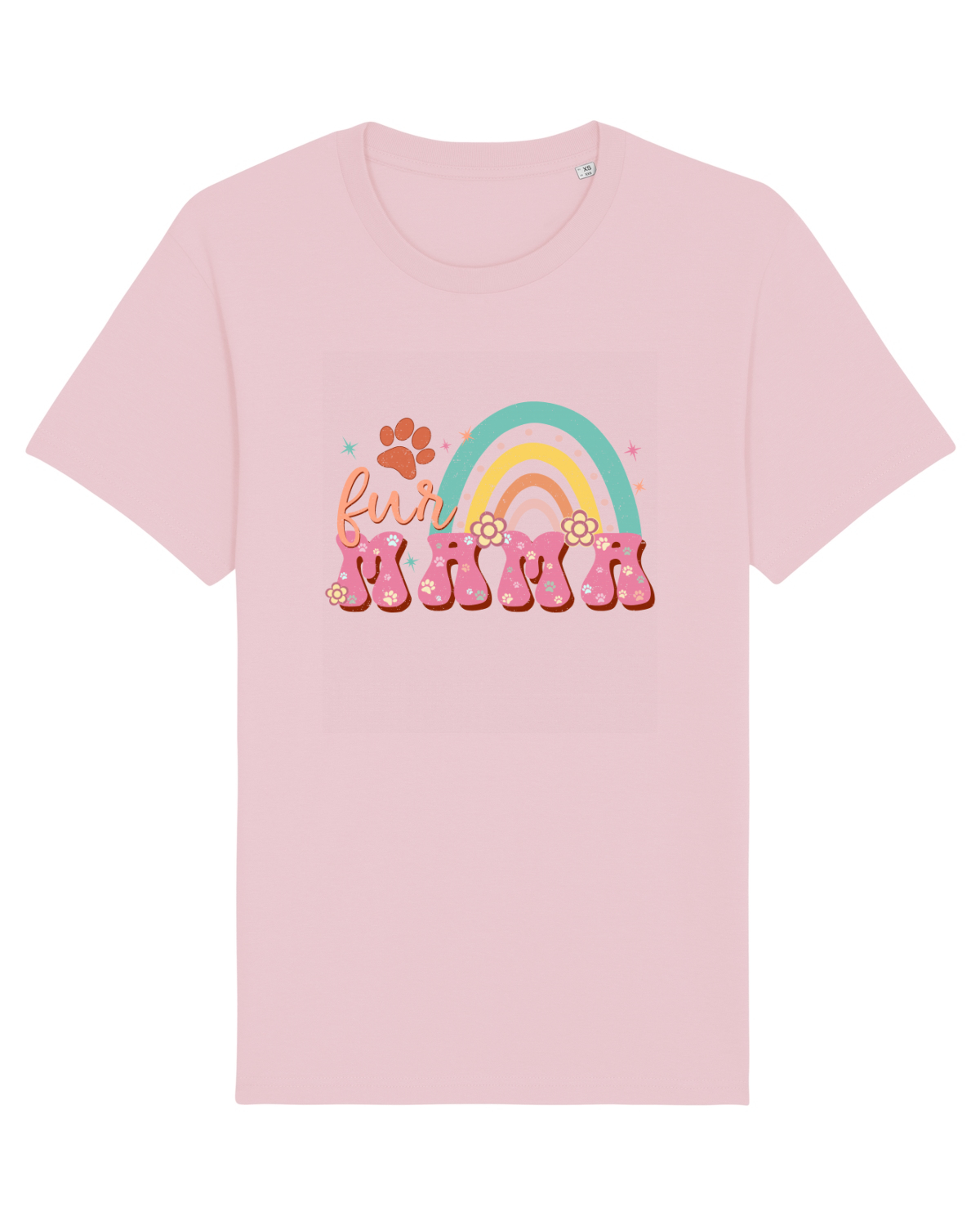 Tricou mânecă scurtă Unisex Rocker Cotton Pink