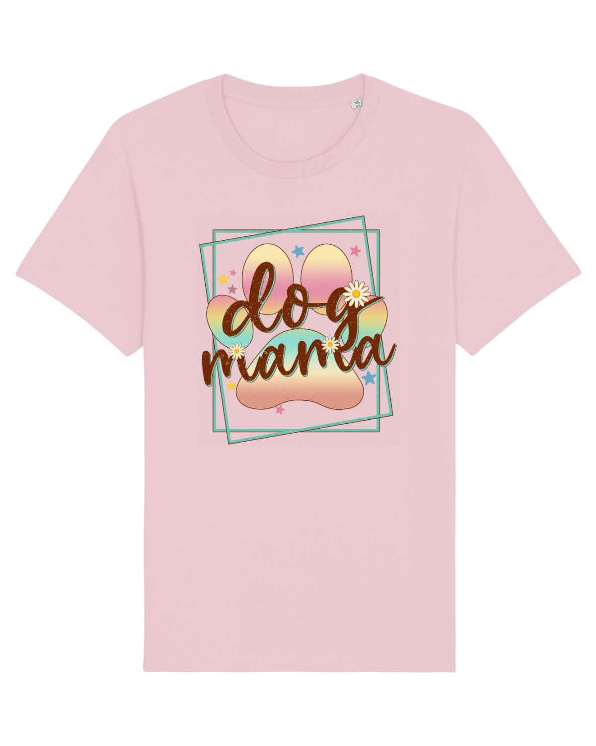 Tricou mânecă scurtă Unisex Rocker Cotton Pink