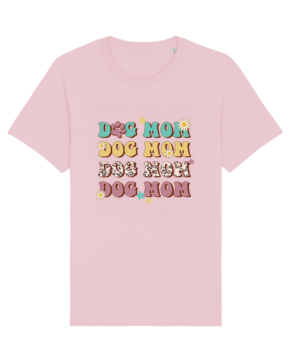 Tricou mânecă scurtă Unisex Rocker Cotton Pink