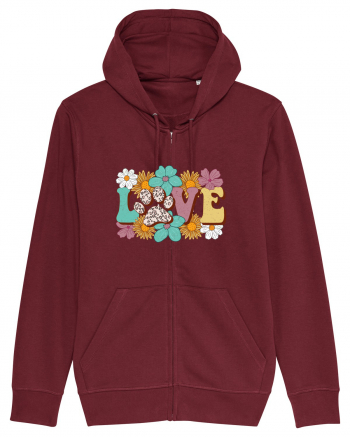 Dog Love Burgundy