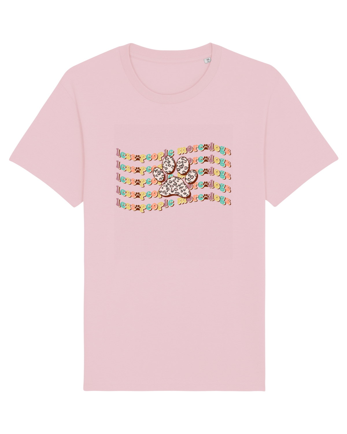 Tricou mânecă scurtă Unisex Rocker Cotton Pink