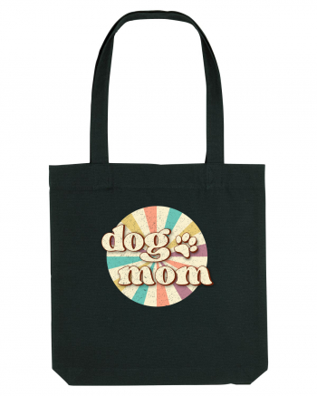 Dog Mom Retro Black