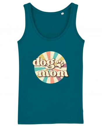 Dog Mom Retro Ocean Depth