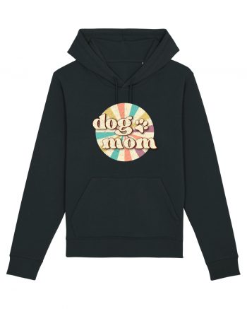 Dog Mom Retro Black