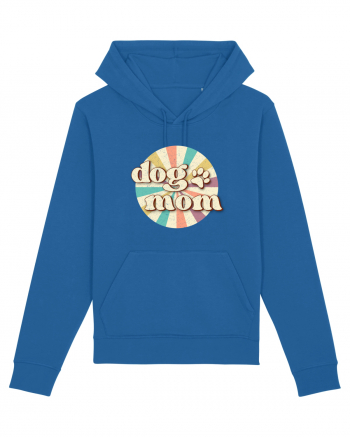 Dog Mom Retro Royal Blue