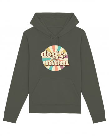 Dog Mom Retro Khaki