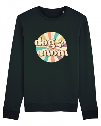 Dog Mom Retro Black