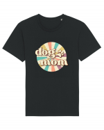 Dog Mom Retro Tricou mânecă scurtă Unisex Rocker