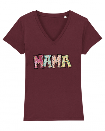 Mama Flower Burgundy