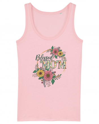 Blessed Mom Cotton Pink