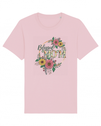 Blessed Mom Cotton Pink