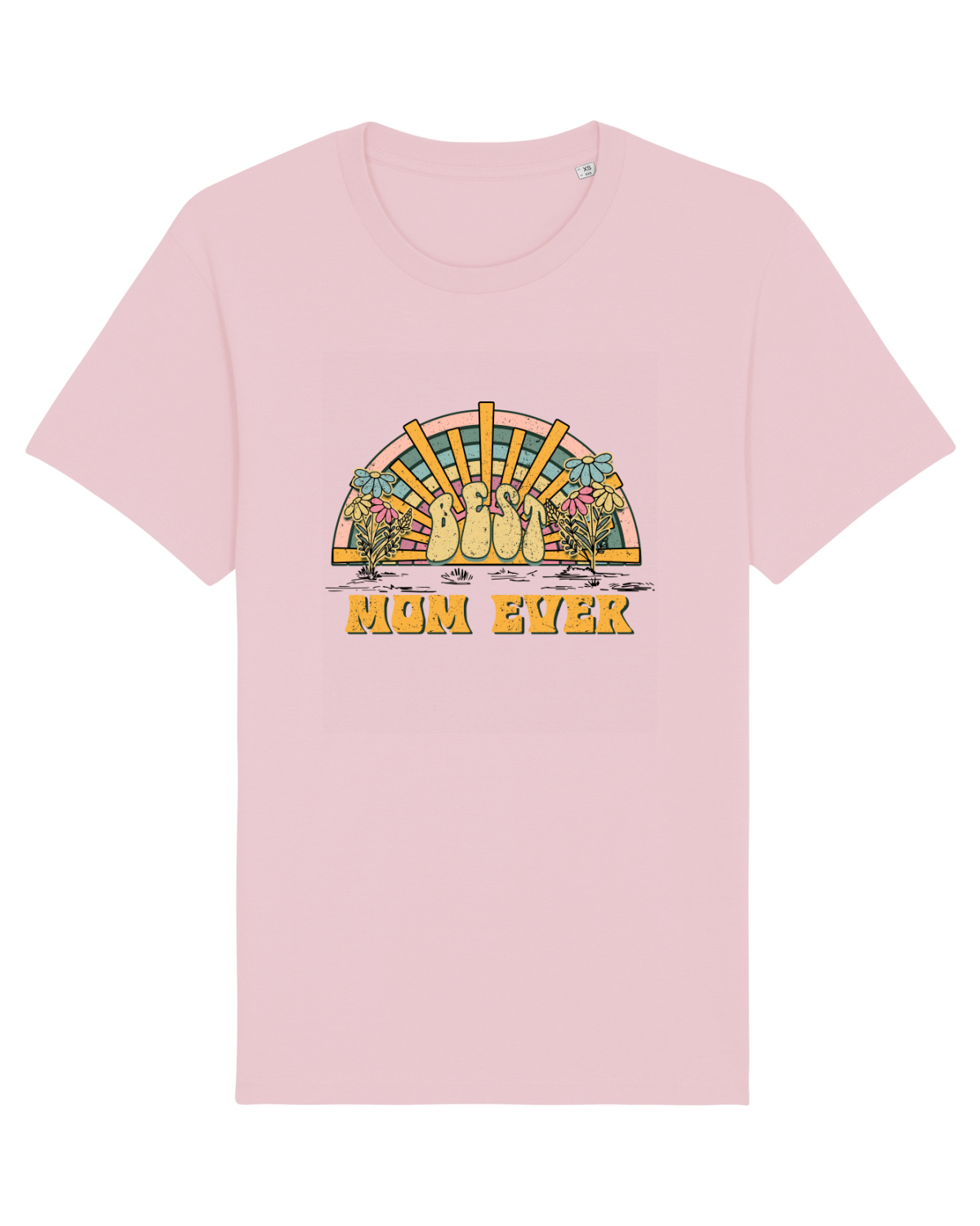 Tricou mânecă scurtă Unisex Rocker Cotton Pink