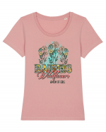 Raising Wildflowers Tricou mânecă scurtă guler larg fitted Damă Expresser