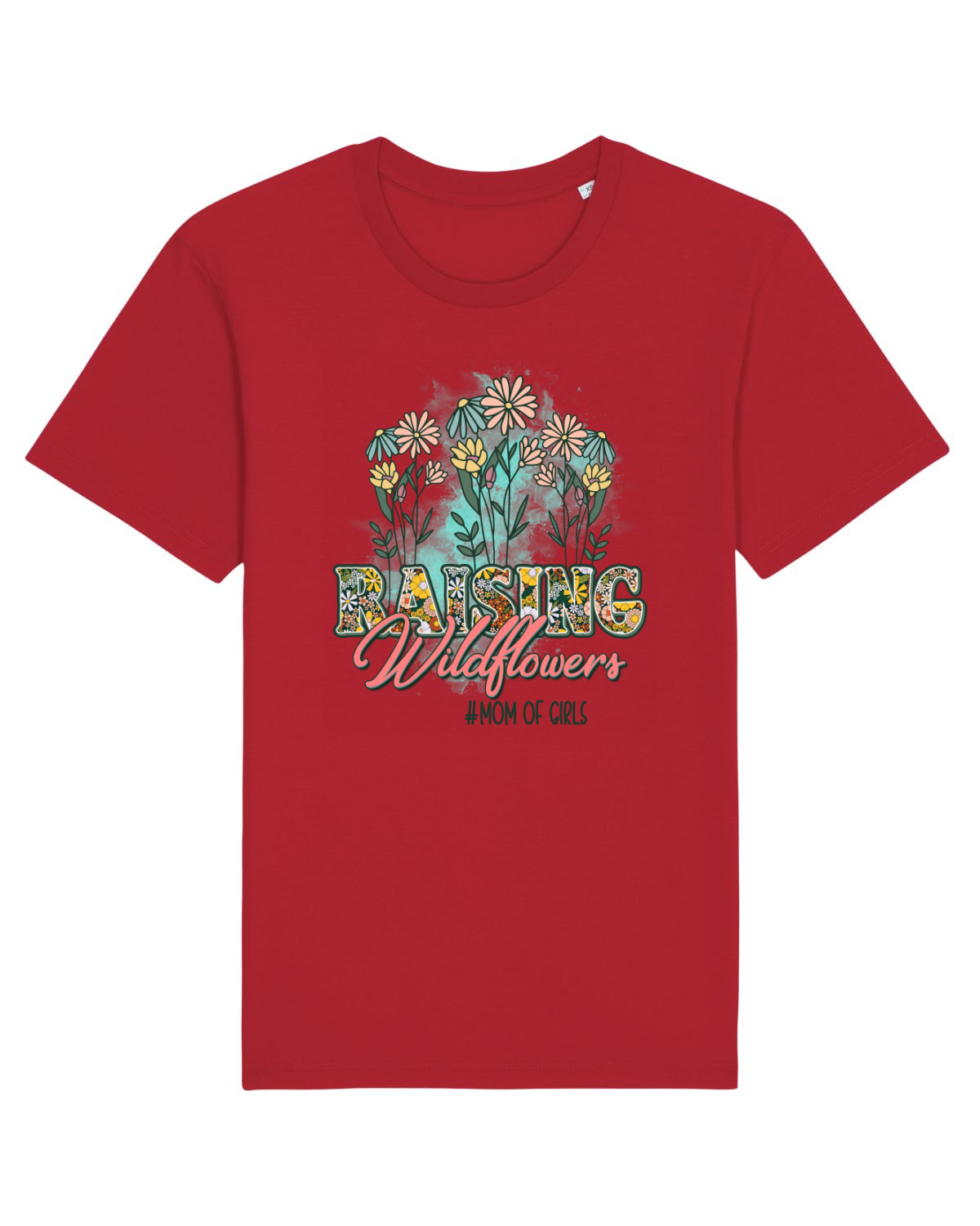 Tricou mânecă scurtă Unisex Rocker Red