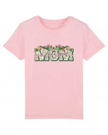 I Love You Mom Cotton Pink