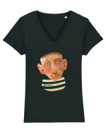 PICASSO Tricou mânecă scurtă guler V Damă Evoker