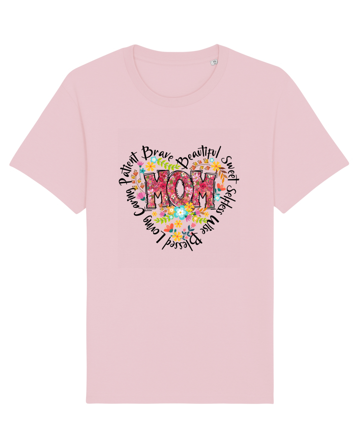 Tricou mânecă scurtă Unisex Rocker Cotton Pink