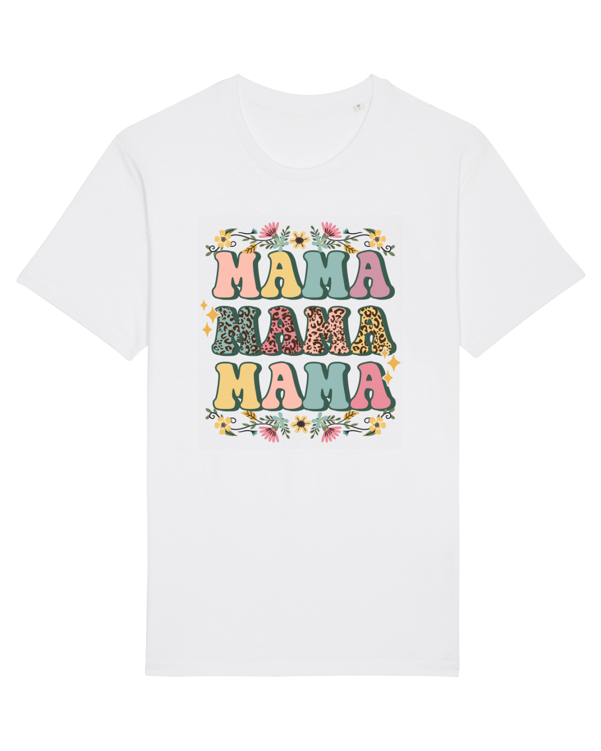 Tricou mânecă scurtă Unisex Rocker White