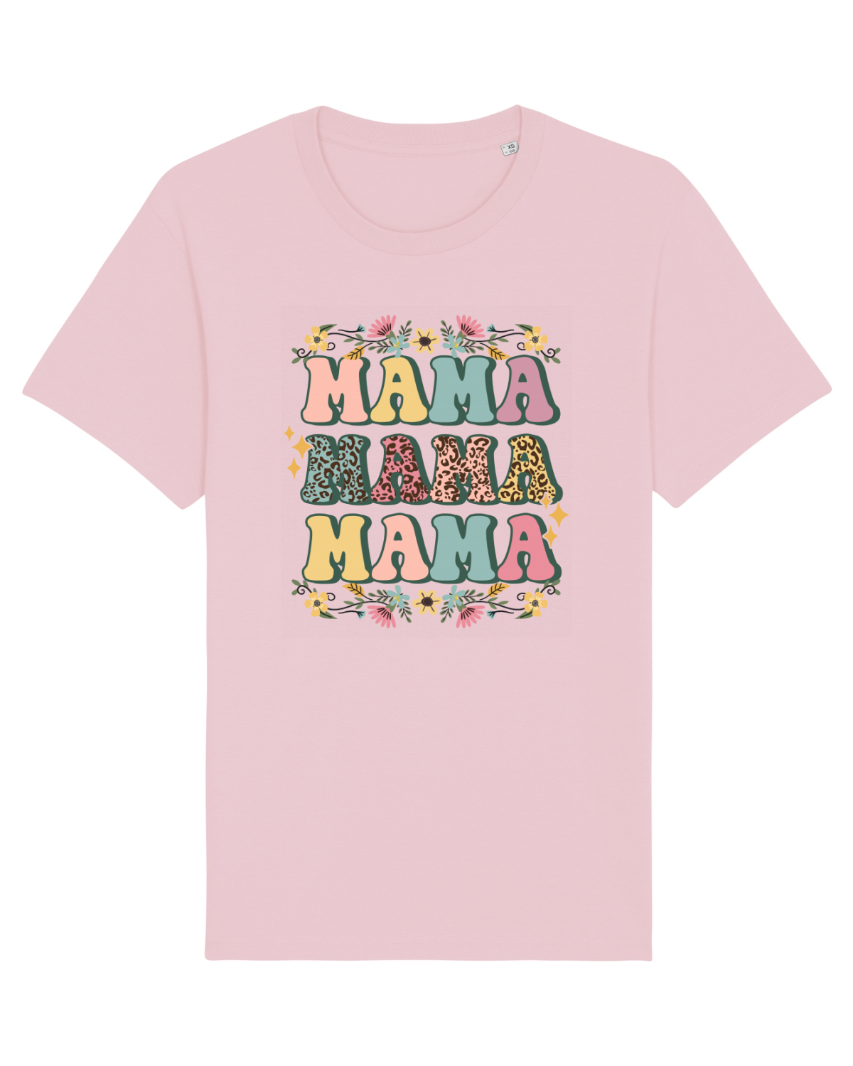 Tricou mânecă scurtă Unisex Rocker Cotton Pink