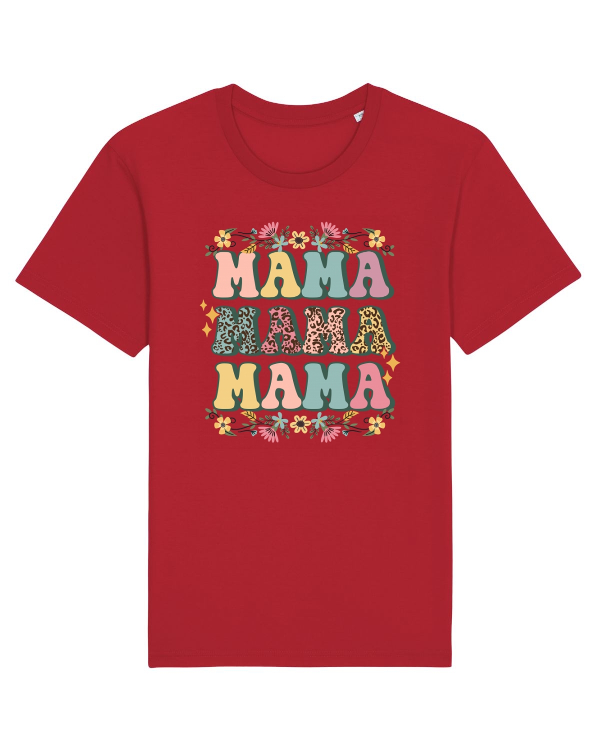 Tricou mânecă scurtă Unisex Rocker Red