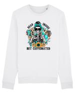 Dead Inside But Caffeinated Bluză mânecă lungă Unisex Rise