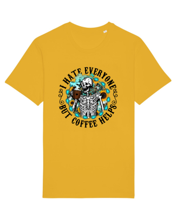 I Hate Everyone But Coffee Helps Spectra Yellow