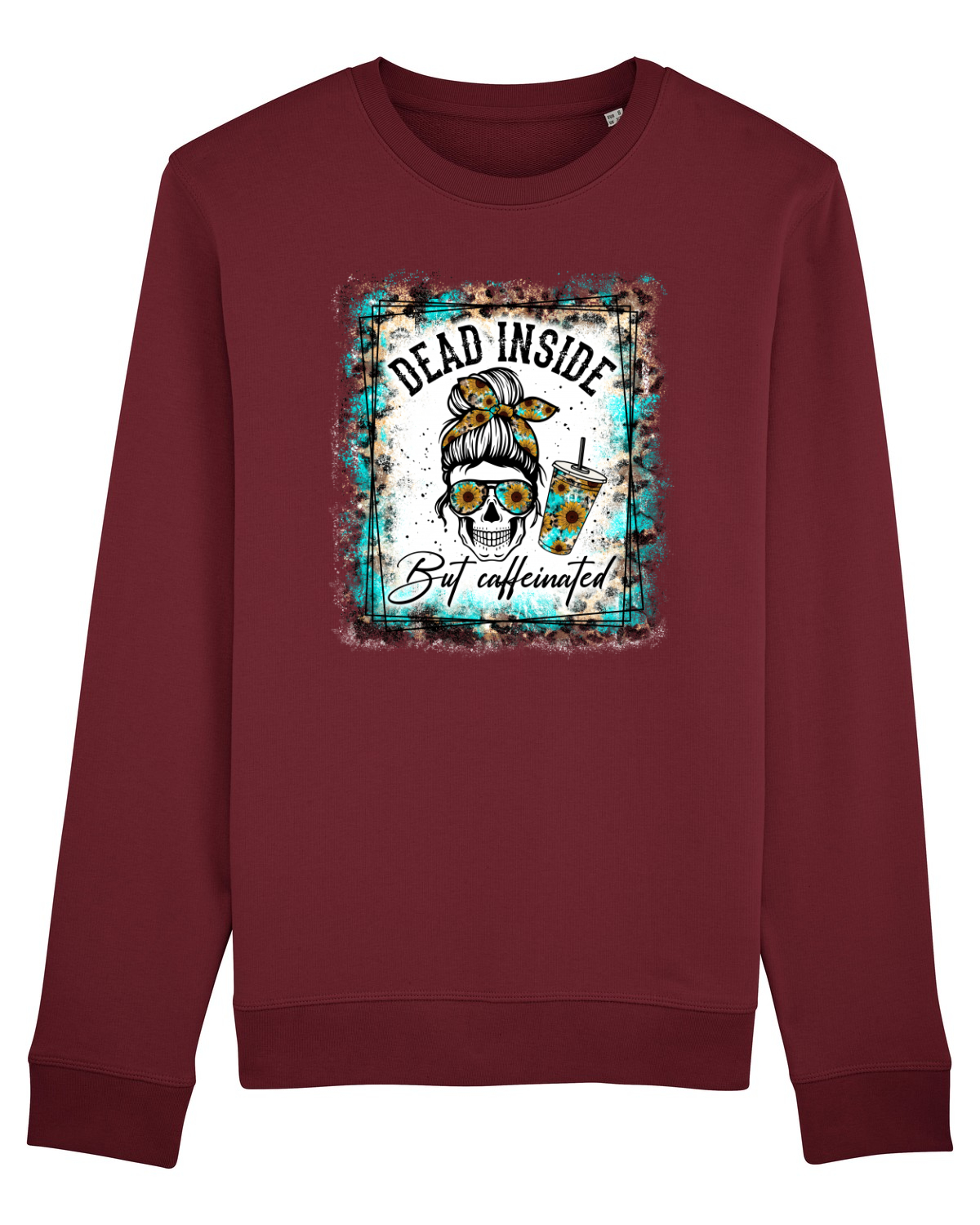 Bluză mânecă lungă Unisex Rise Burgundy