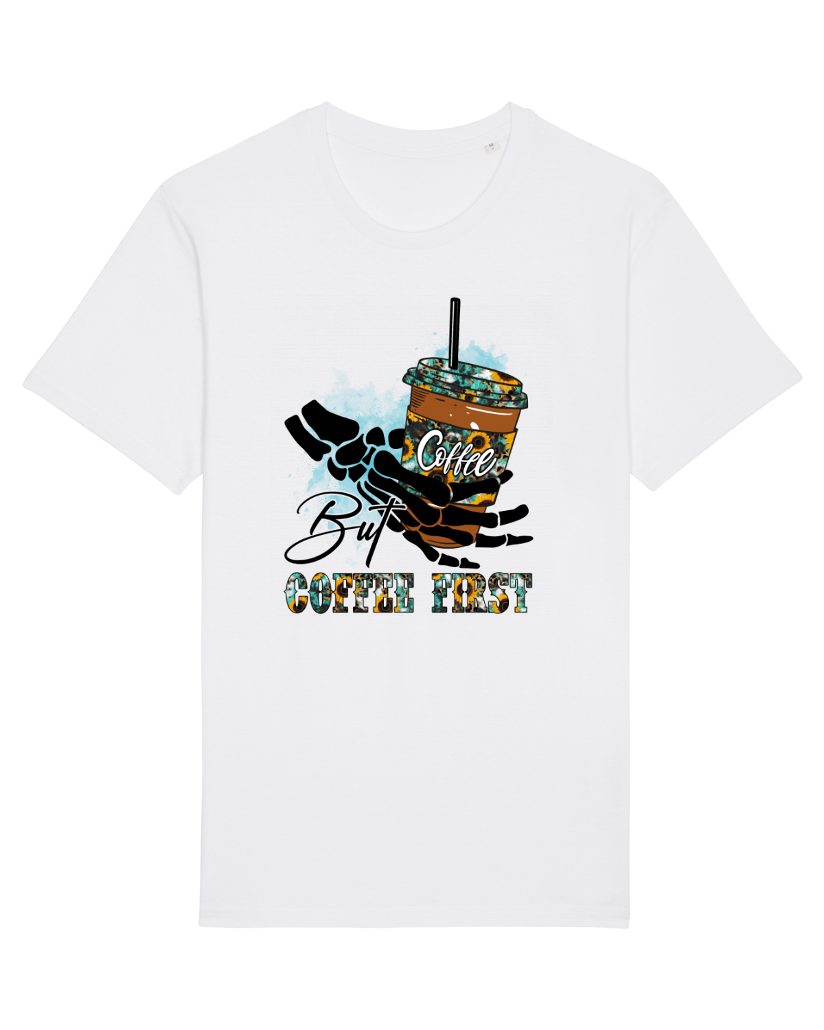 Tricou mânecă scurtă Unisex Rocker White