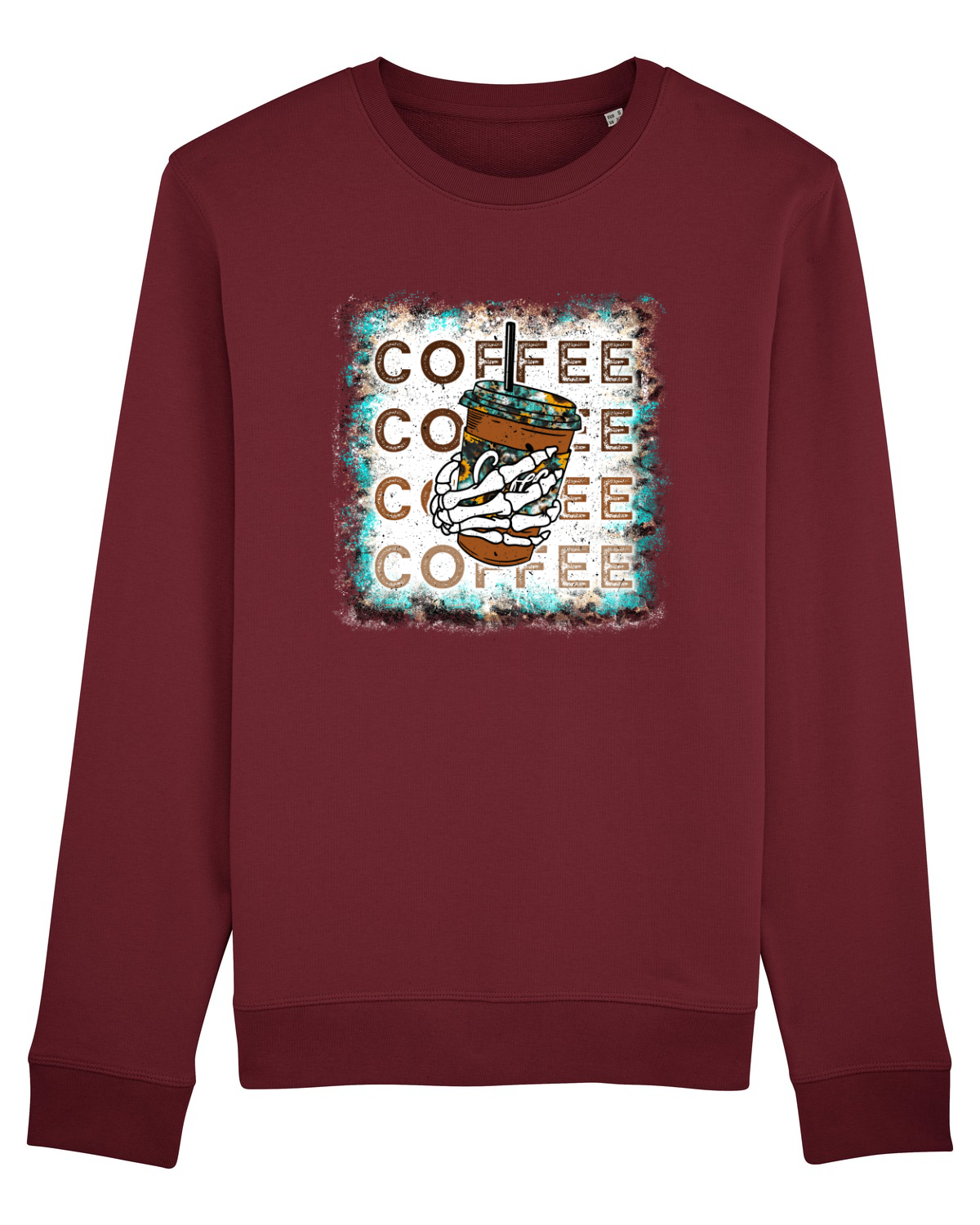 Bluză mânecă lungă Unisex Rise Burgundy
