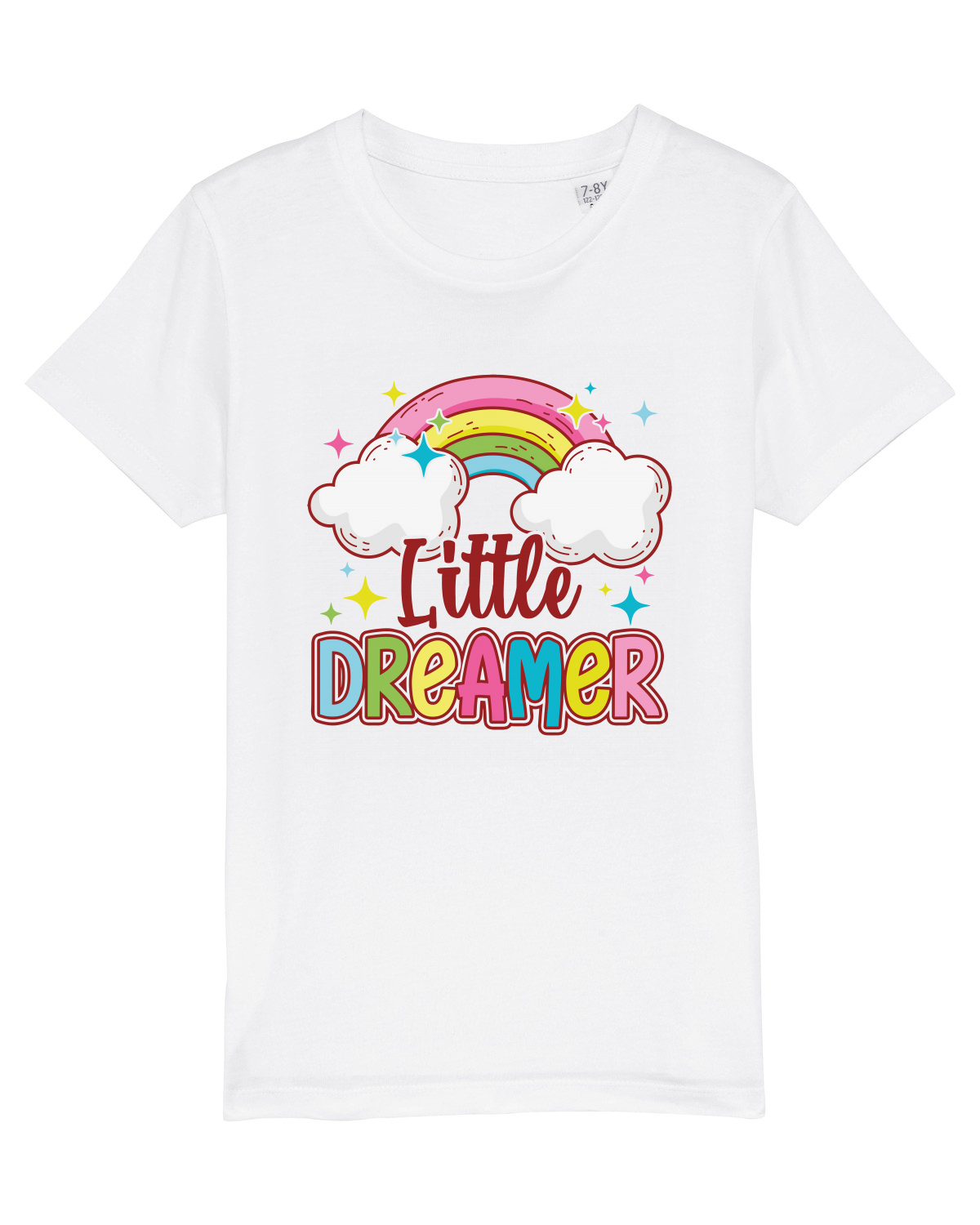 Tricou mânecă scurtă  Copii Mini Creator White