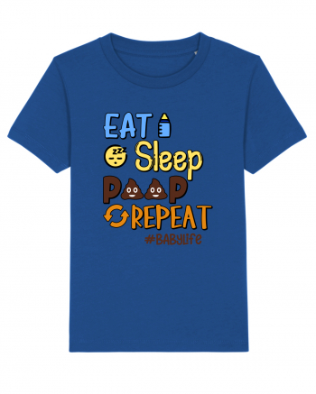 Eat Sleep Poop Repeat Majorelle Blue