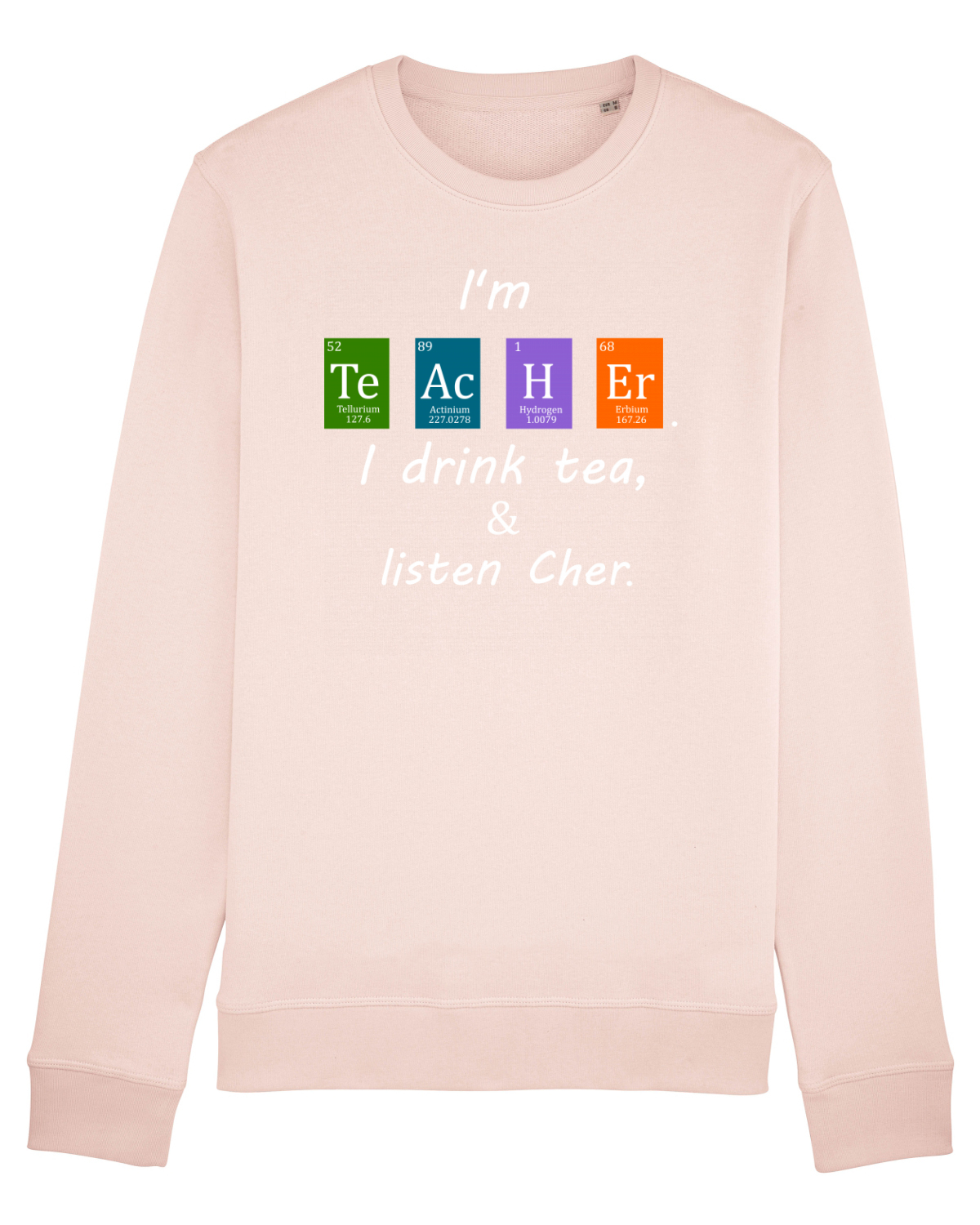 Bluză mânecă lungă Unisex Rise Candy Pink