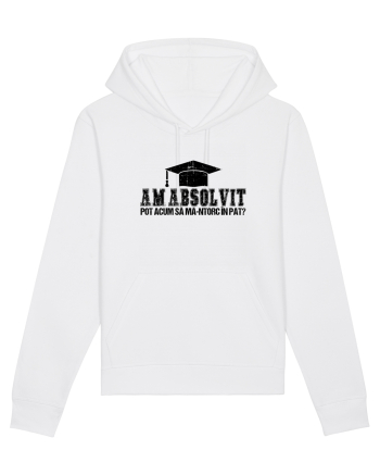 Am absolvit Pot acum sa ma-ntorc in pat? White