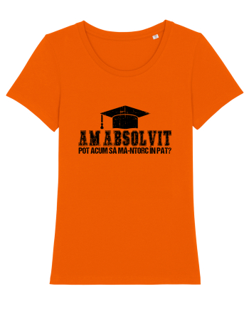 Am absolvit Pot acum sa ma-ntorc in pat? Bright Orange