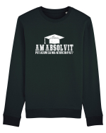 Am absolvit Pot acum sa ma-ntorc in pat? Bluză mânecă lungă Unisex Rise