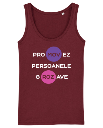 Promovez persoanele grozave Burgundy