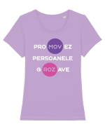 Promovez persoanele grozave Tricou mânecă scurtă guler larg fitted Damă Expresser
