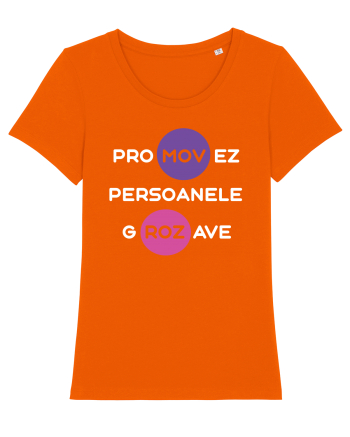 Promovez persoanele grozave Bright Orange
