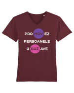 Promovez persoanele grozave Tricou mânecă scurtă guler V Bărbat Presenter