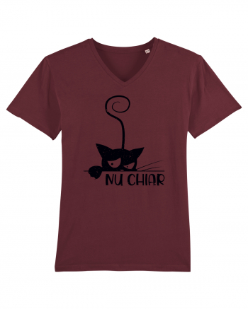 Nu chiar - negru Burgundy