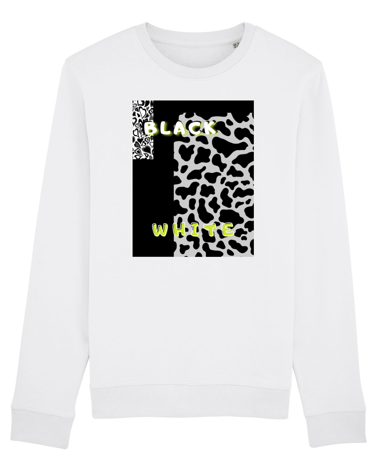 Bluză mânecă lungă Unisex Rise White